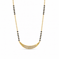 Crescent Diamond Mangalsutra