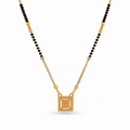 Square Crystal Mangalsutra