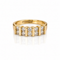 Classic Crystal Adjustable Ring