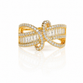 Designer Knot Adjustable Diamond Ring